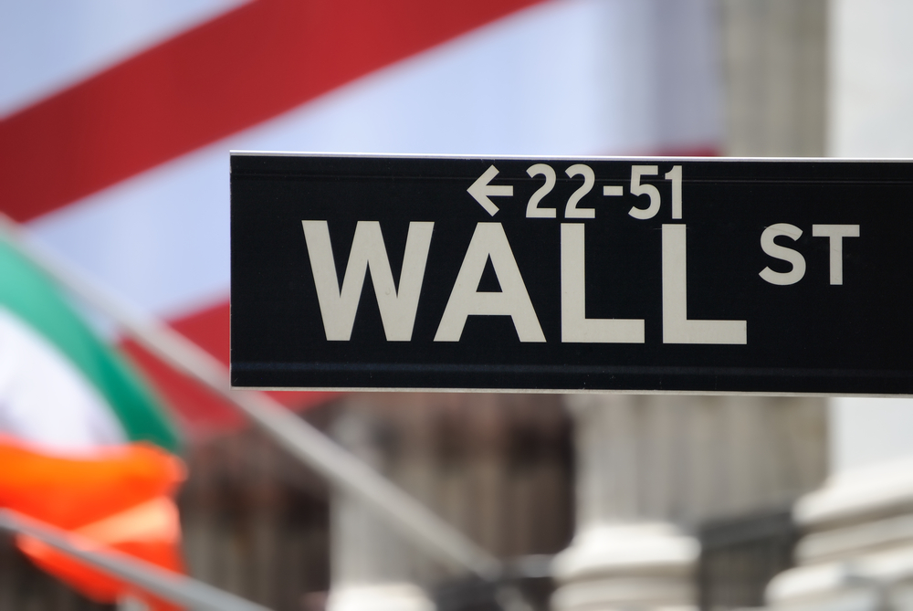 The historic Wall Street in New York York City.