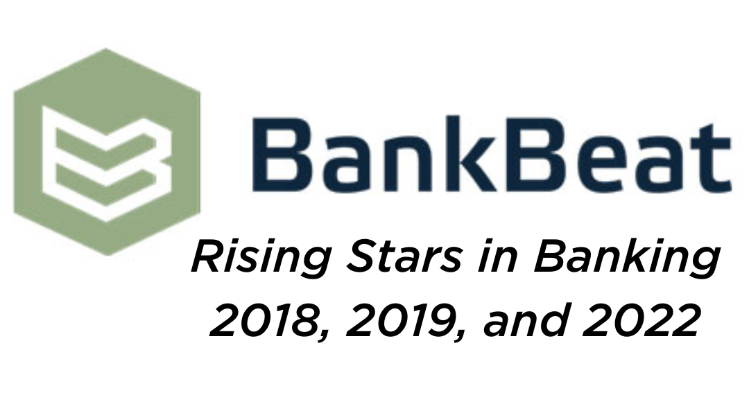 BankBeat Rising Stars in Banking in 2018, 2019, and 2022
